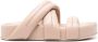 AGL Gewatteerde Sandalen Beige Dames - Thumbnail 1