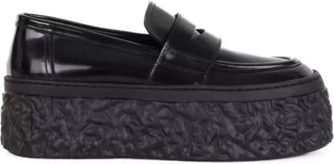 AGL Platform Loafers Black Dames