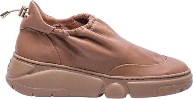 AGL Sneakers in verliesstijl Beige Dames Schoenen.nl