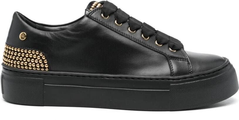 AGL Stella Studs Detail Leren Sneakers Black Dames