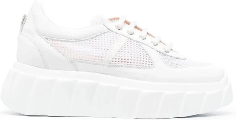 AGL Witte Leren Sneakers voor Vrouwen White Dames