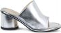 AGL Zilveren Hakken Muiltjes Sandalen Gray Dames - Thumbnail 1