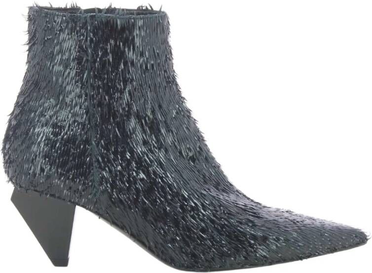 AGL Zwarte Knife Bootie Damesschoenen Black Dames