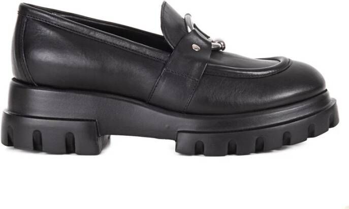 AGL Zwarte Loafers Black Dames