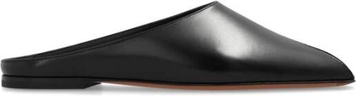 Alaïa Leren pantoffels Black Dames