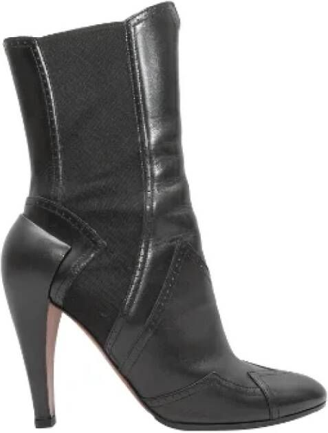 Alaïa Pre-owned Leather boots Black Dames