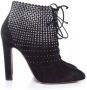 Alaïa Pre-owned Pre-ownedSuedeboots Black Dames - Thumbnail 1