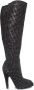 Alaïa Pre-owned Pre-ownedSuedeboots Black Dames - Thumbnail 1