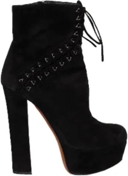 Alaïa Pre-owned Suede boots Black Dames