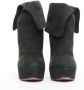 Alaïa Pre-owned Suede boots Green Dames - Thumbnail 1