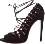 Alaïa Pre-owned Suede heels Black Dames - Thumbnail 1