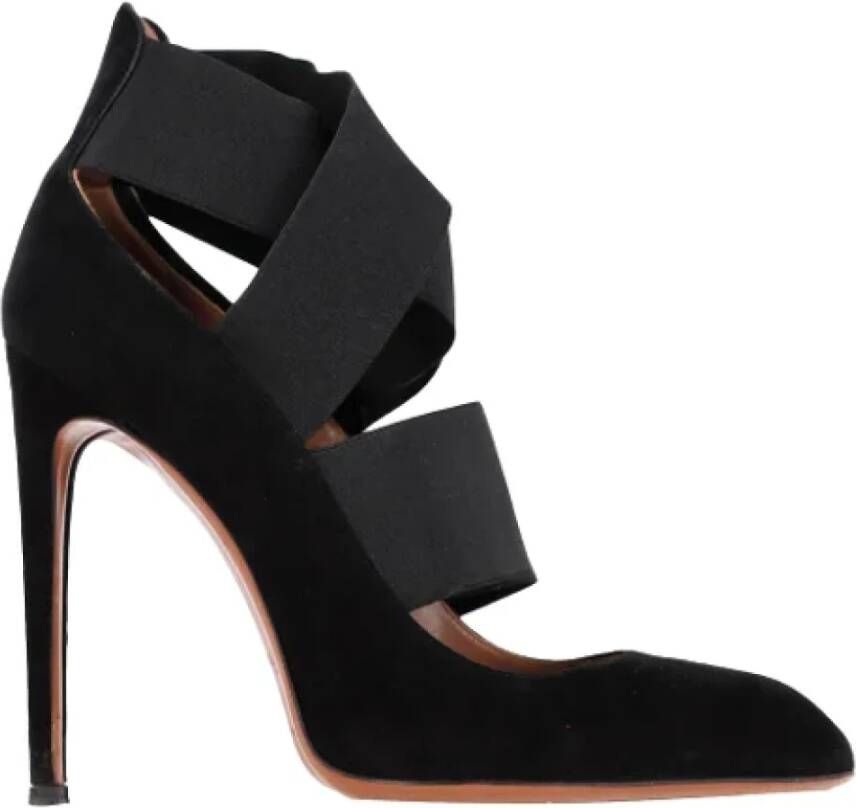 Alaïa Pre-owned Suede heels Black Dames