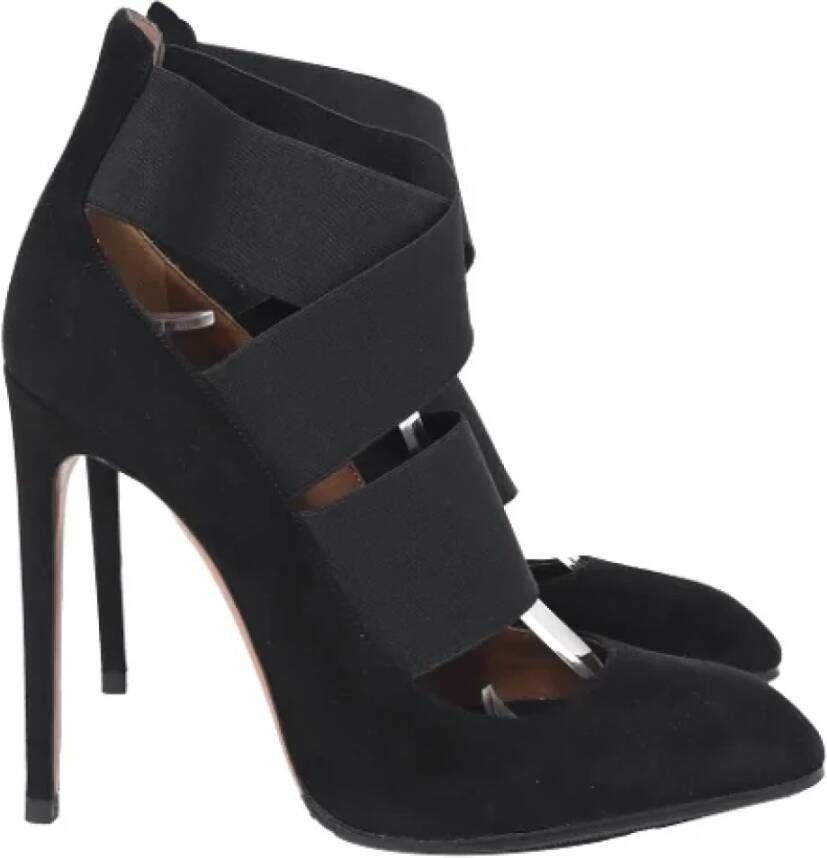 Alaïa Pre-owned Suede heels Black Dames