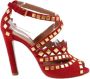 Alaïa Pre-owned Suede sandals Red Dames - Thumbnail 1