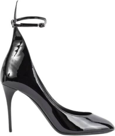 Alaïa Zwarte Lakleren Hoge Hak Pumps Black Dames