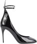 Alaïa Zwarte Lakleren Hoge Hak Pumps Black Dames - Thumbnail 1