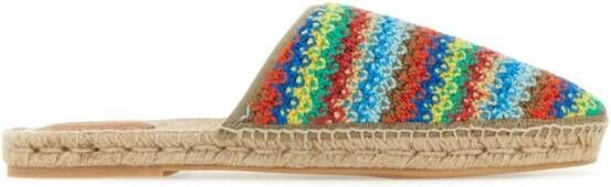 Alanui Zomerse Gehaakte Espadrilles Multicolor Stijl Multicolor Heren