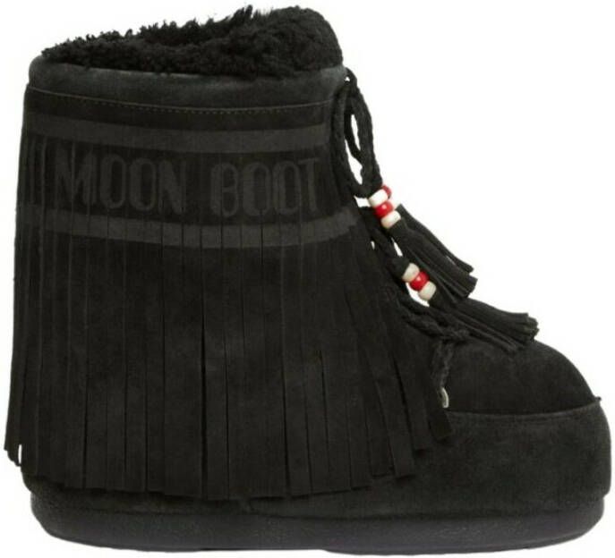 Alanui x Moon boot Icon Low snowboots met franje Zwart - Foto 1