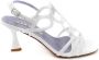 Albano Elegante High Heel Sandalen White Dames - Thumbnail 1