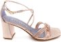 Albano Elegante Hoge Hak Sandalen Pink Dames - Thumbnail 6