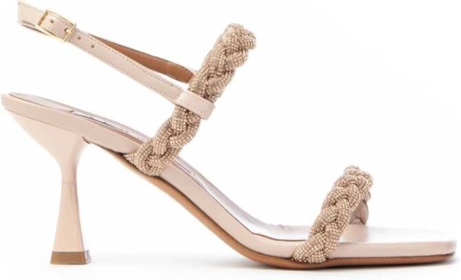 Albano High Heel Sandals Beige Dames