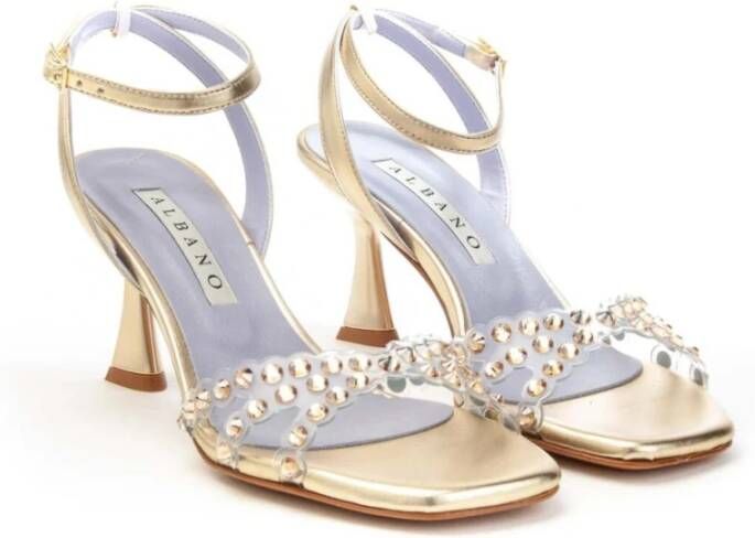 Albano High Heel Sandals Beige Dames