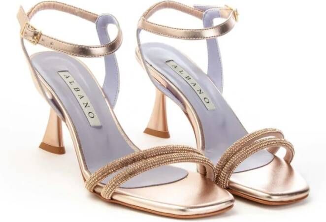 Albano High Heel Sandals Geel Dames