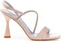 Albano Sprankelende High Heel Sandalen Pink Dames - Thumbnail 6