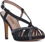 Albano High Heel Sandals Zwart Dames - Thumbnail 1