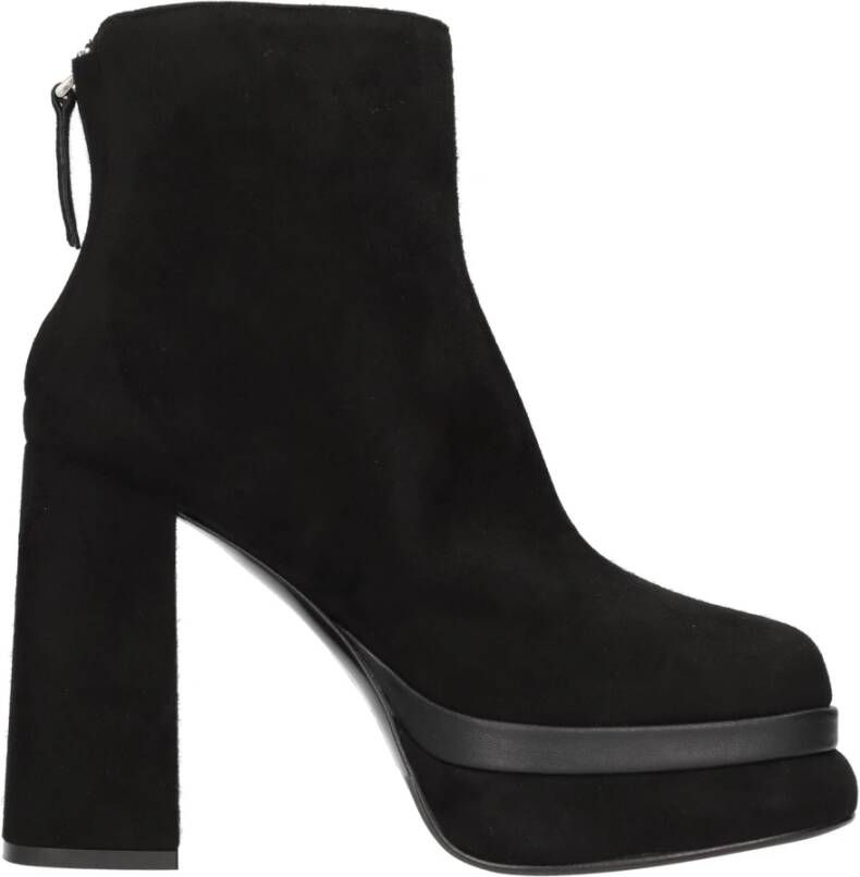 Albano Laarzen Zwart Black Dames