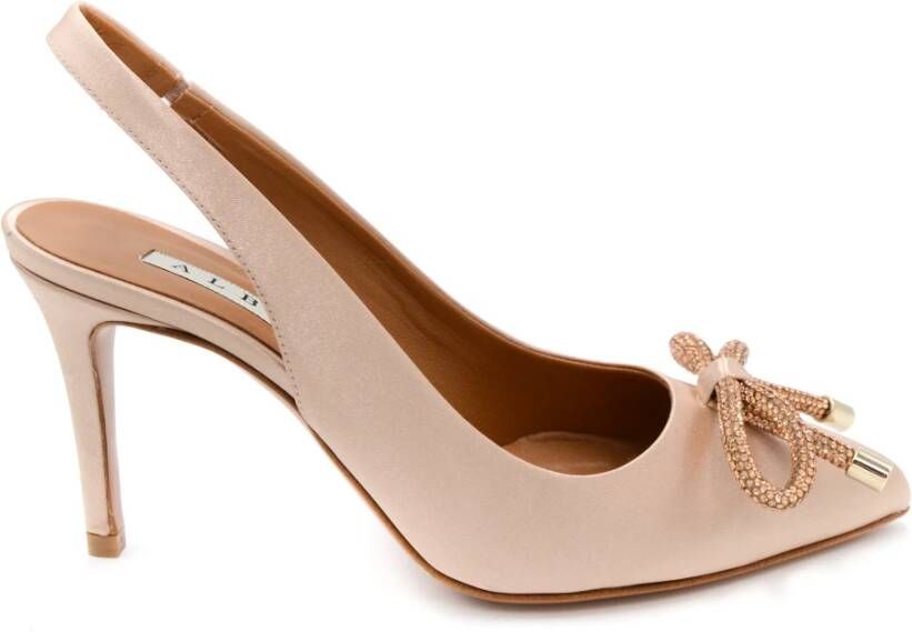 Albano Luxe Satijnen Pumps voor Vrouwen Pink Dames