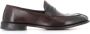 Alberto Fasciani Donkerbruine leren loafers Brown Heren - Thumbnail 1