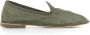 Alberto Fasciani Groene Soft Suede Slipper Ballerina's Green Dames - Thumbnail 1