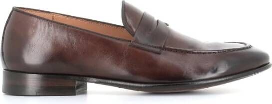 Alberto Fasciani Klassieke donkerbruine leren sandalen Brown Heren