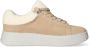 Alberto Guardiani Sneakers van suède met leren voering Beige Dames - Thumbnail 1