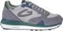 Alberto Guardiani Suede en Nylon Sneaker Grijs Groen Blauw Mannen Gray Heren - Thumbnail 1