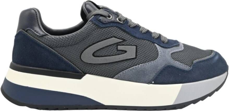 Alberto Guardiani Winnaar Lage Sneakers Navy Grijs Multicolor Heren