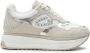 Alberto Guardiani Witte Suede Platform Sneakers Louise 4300 White Dames - Thumbnail 1