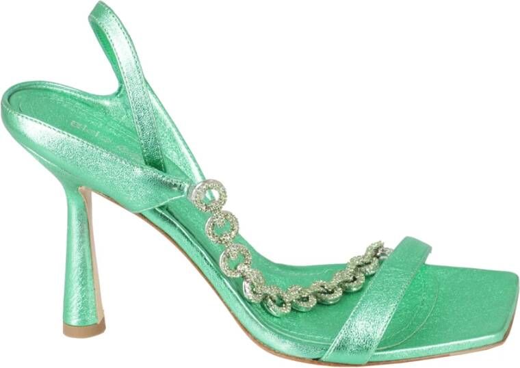 Aldo Castagna High Heel Sandals Green Dames