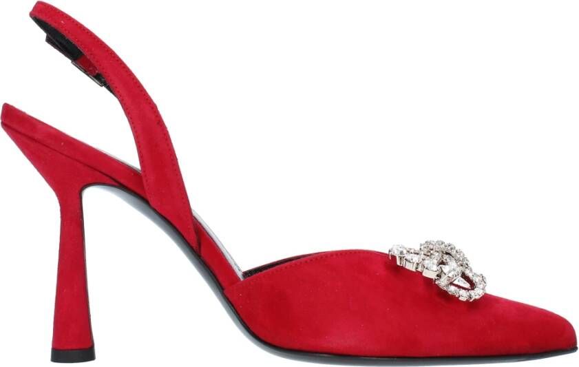 Aldo Castagna Met hak rood Red Dames