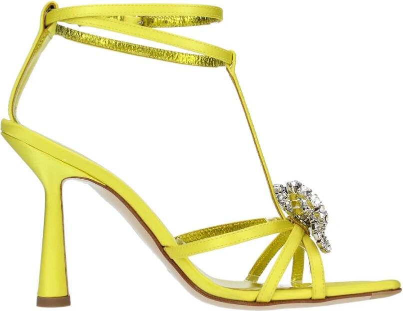 Aldo Castagna Sandalen Geel Yellow Dames