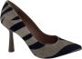 Aldo Castagna Zebra Print Hoge Hak Sandalen Gray Dames - Thumbnail 1