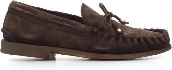 Alexander Hotto Donkerbruine Suède Mocassin Sandalen Brown Heren