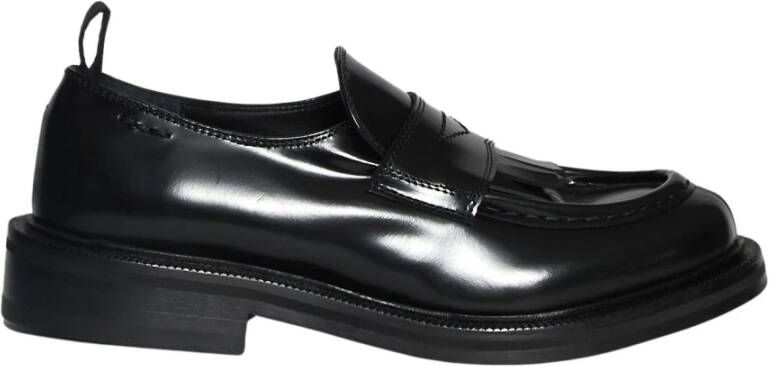 Alexander Hotto Zwarte Leren Mocassin Black Dames