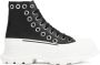 Alexander mcqueen 1320 Zwart Wit Laars Black Heren - Thumbnail 1