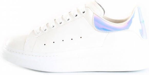 Alexander mcqueen Witte en iriserende leer over extra grote sneakers Wit Heren