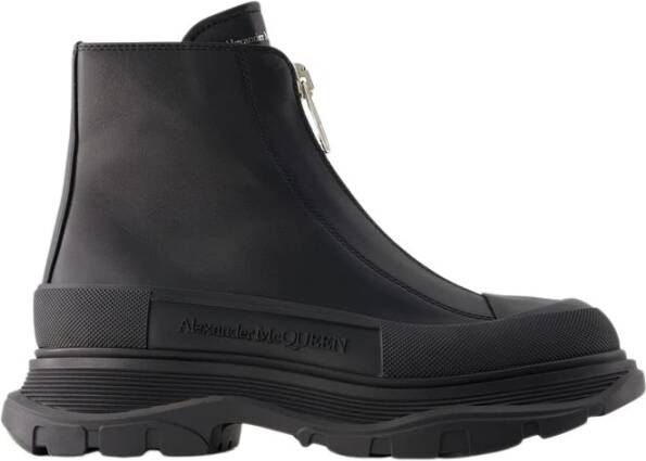 Alexander mcqueen Boots & laarzen Tread Slick Ankle Boots Leather Black in zwart