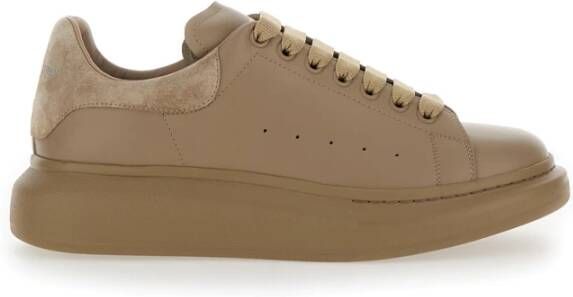 alexander mcqueen Beige Lage Sneakers Ronde Neus Beige Heren