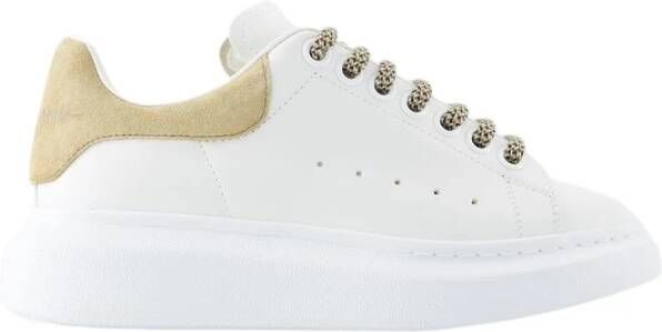 Alexander mcqueen Beige Leren Oversized Sneakers Multicolor Dames