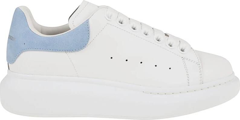 alexander mcqueen Blauwe Sneakers voor Vrouwen White Dames